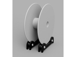 découpé au laser bobine de filament support rouleau L'imprimante 3d pièces 608 roulement cr-10 creality lasercut 3d print model - Mito3D