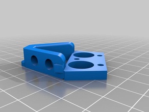 tevo estoque dupla hotend magnético de montagem Impressora 3d peças extrusora extrusão magnética tarantula x-transporte 3d print model - Mito3D