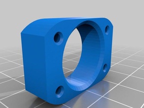 anycubic kossel e3d v6 de mise à niveau l'adaptateur Imprimante 3d extrudeuses d'origine 3d print model - Mito3D