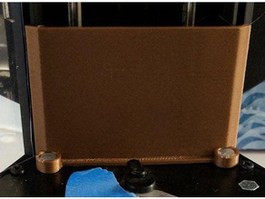 delta-Bein-Abdeckung monoprice mini-delta in der Robotik magnet mp Platte 3d print model - Mito3D