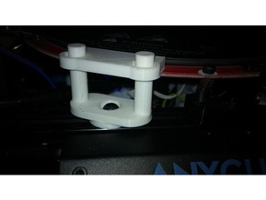delta kossel hotbed limiter if stand springs wobbling 3d printer parts anycubic 3d print model - Mito3D