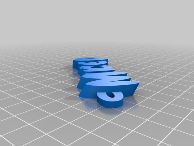 llavero marcelo organización personalizado 3D print model - Mito3D