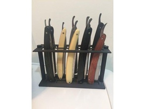 Rasiermesser stehen Bad 3dmodularsystems coupe-choux rasoir razor Rasierer-Halter rasieren die Rasur stand 3d print model - Mito3D