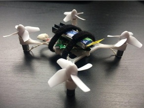 lama inductrix x frame r c i veicoli diydrones micro drone quadcopter 3d print model - Mito3D
