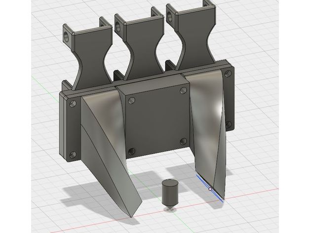 tevo doğrudan sürücü e3d fan kanalı tarantula 3d baskı titan 3D print model - Mito3D