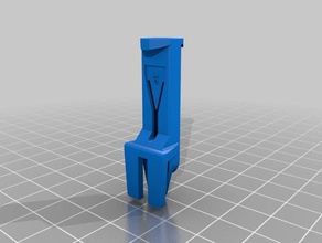 vw mk1 door lock tab automotive 3d print model - Mito3D