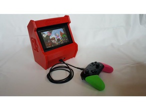 nintendo interruptor de arcade cabinet juegos video estación carga acoplamiento pie el 3d print model - Mito3D