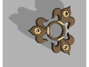 scout fidget spinner juguetes mecánicos 3d print model - Mito3D