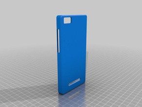 xiaomi mi4c bumper mobile phone case cover 3d print model - Mito3D
