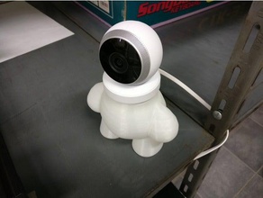 logitech cercle 1 stand de la caméra le mont sécurité webcam 3d print model - Mito3D