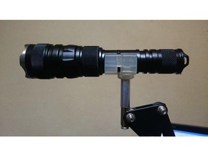 kalıntı xr monte edin parçalar kamera el feneri açık 3d print model - Mito3D