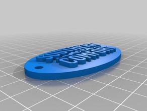 sounthern comfort keychain keychains 3d booze liquor south southern whiskey whisky 3d print model - Mito3D