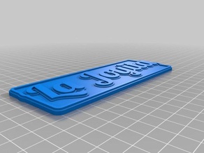 joyita chaveiros personalizado 3d print model - Mito3D