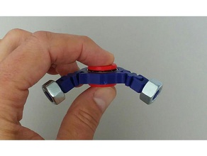 tentacule spinner jouets & jeux 608 roulement fidget jouet 3d print model - Mito3D