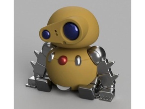 laputa q robot creatures 3d print model - Mito3D