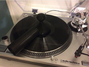 nass-trocken-Vakuum-Anlage Reinigung von vinyl-Schallplatten audio Datensatz Aufzeichnungen turntable Vakuum Vakuum-adapter Staubsauger vinyl vinyl-Schallplatte 3d print model - Mito3D