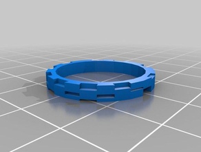 10 mm anillo de la moda 3d print model - Mito3D