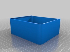 box 128x110x50 containers customized 3d print model - Mito3D