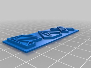 pax logo plate 3d printing 3d print model - Mito3D