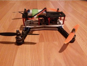quadrirotor corrida drone quadro r c veículos quadcopter 3d print model - Mito3D
