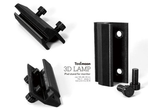 support ipad moniteur décor pavé le stand tbulb toolmoon 3d print model - Mito3D