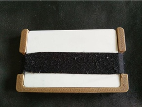 id-1 based minimal wallet accessories minimalist slim 3d print model - Mito3D