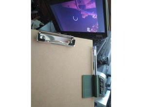 better 3 mm clipboard bic pen holder making-of video 3d print model - Mito3D