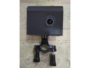 xiaomi yi complemento en el protector de lluvia v10 la cámara 3d print model - Mito3D