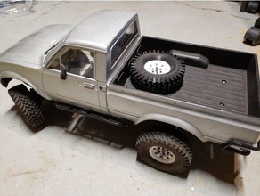 rc trail finder 2 roues réplique de 1,55 pouces r c véhicules crawler la roue 3d print model - Mito3D