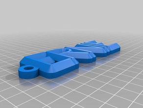ernie llavero organización personalizado 3d print model - Mito3D