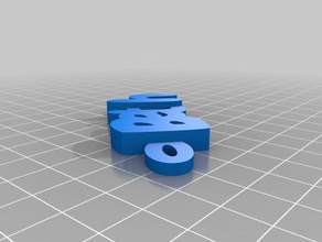 beth Schlüsselanhänger kundengebundene 3d print model - Mito3D