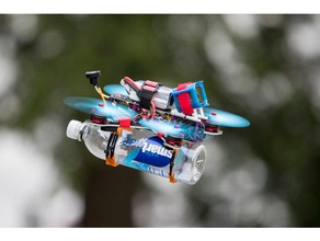 quadfloat - float your drone quad r c vehicles makeitfloat martian 220mm frame ii quadcopter 3d print model - Mito3D