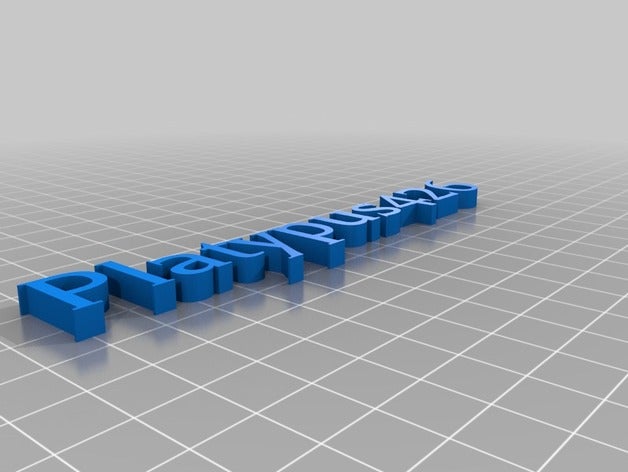 meine angepassten text 2 kundengebundene 3D print model - Mito3D