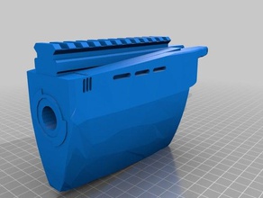 nerf hammershot varil uzantısı 3d baskı airsoft silah mod 3d print model - Mito3D