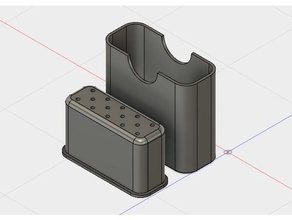 2 mm Bohrer broker-Abdeckung Werkzeug-Halterungen & - Boxen 3d print model - Mito3D