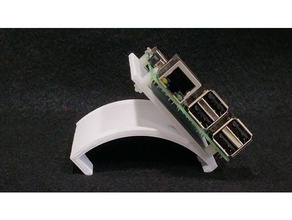 yerçekimi mount airwolf axiom 3d yazıcı standı raspberry pi diy monte edin açık tasarım durumda 3d print model - Mito3D