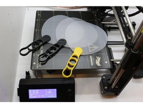 simple hand fan accessories cool heat summer 3d print model - Mito3D