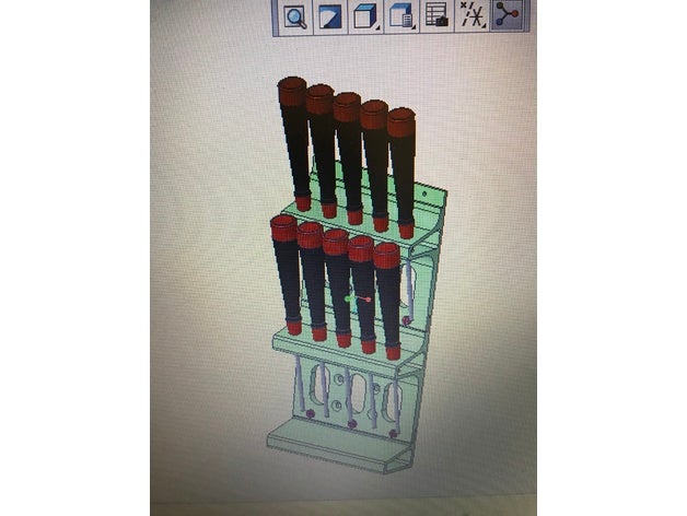 schraubendreherhalterung mk1 passe-temps 3D print model - Mito3D