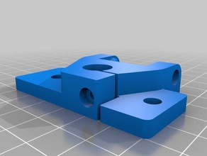 coolice xy idler mount left & right 3d printer parts hypercube evo evolution 3d print model - Mito3D