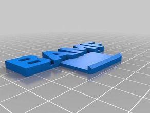 bamf sabit hat aksesuarlar özelleştirilmiş 3d print model - Mito3D