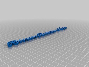 meine angepassten text kundengebundene 3d print model - Mito3D