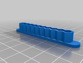 özelleştirilmiş parametrik basit bitholder benim araç sahipleri & kutu 3d print model - Mito3D