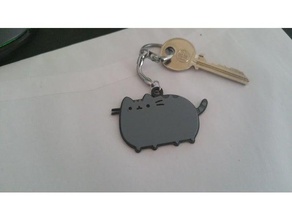 pusheen cat keychains 3d print model - Mito3D