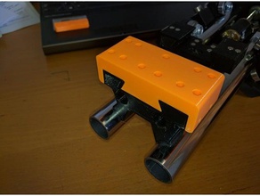 outil de plaque montage magnétique truc 25mm conduit L'imprimante 3d pièces mpcnc mod 3d print model - Mito3D