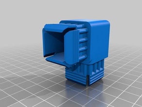 l gemeinsame Vierkant-Rohr 1 Zoll diy kundengebundene 3d print model - Mito3D