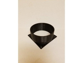 antminer de la cubierta del ventilador 5 pulgadas escape electrónica 3d print model - Mito3D