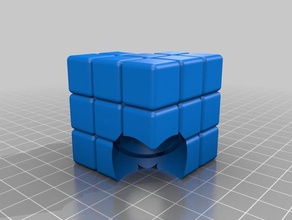cube spinner toy & game accessories fidget rubiks 3d print model - Mito3D