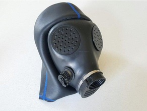 pepper pot israelí máscara de gas cubre el traje 3d print model - Mito3D