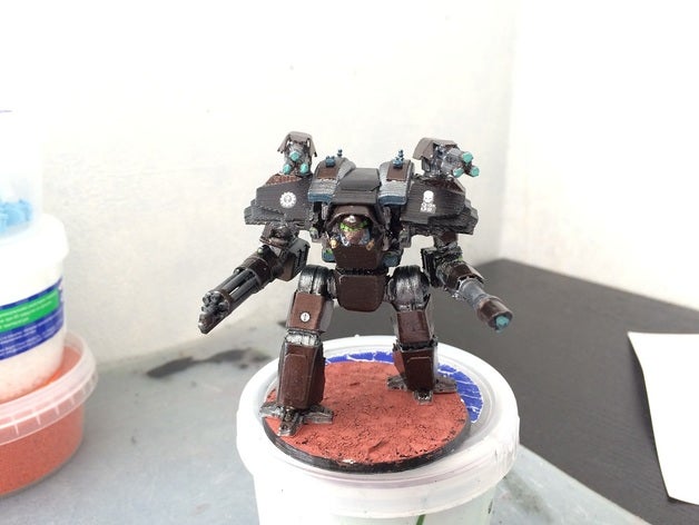 warmaster titan veículos 30k 40k 6mm armageddon escala épica miniaturas tampo de mesa warhammer guerreiro 3D print model - Mito3D