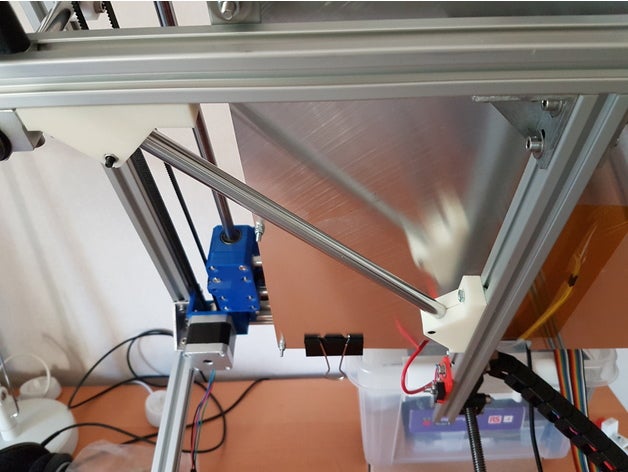 sparckube xl bed stabilizer bracket 3d printer parts 3D print model - Mito3D